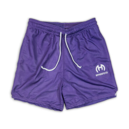 Purple Mesh Basketball Shorts